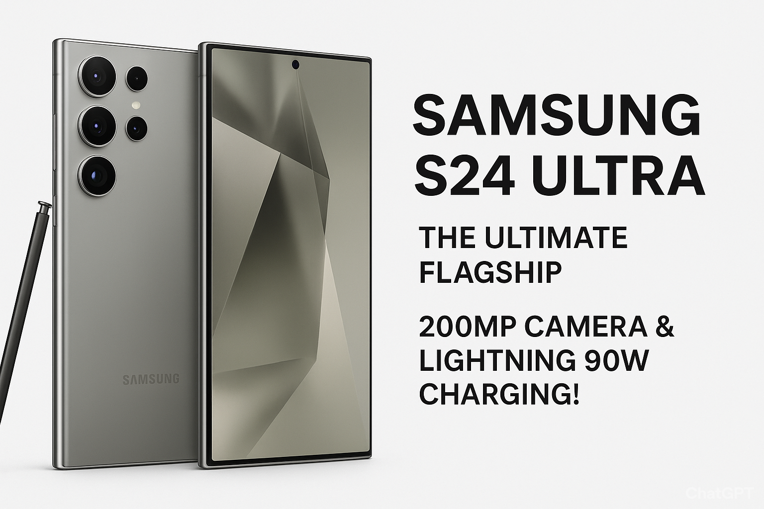 Samsung S24 Ultra Launch – The Ultimate Flagship with 200MP Camera & Lightning 90W Charging!